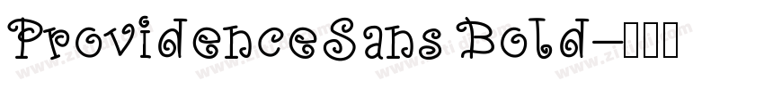 ProvidenceSans Bold字体转换